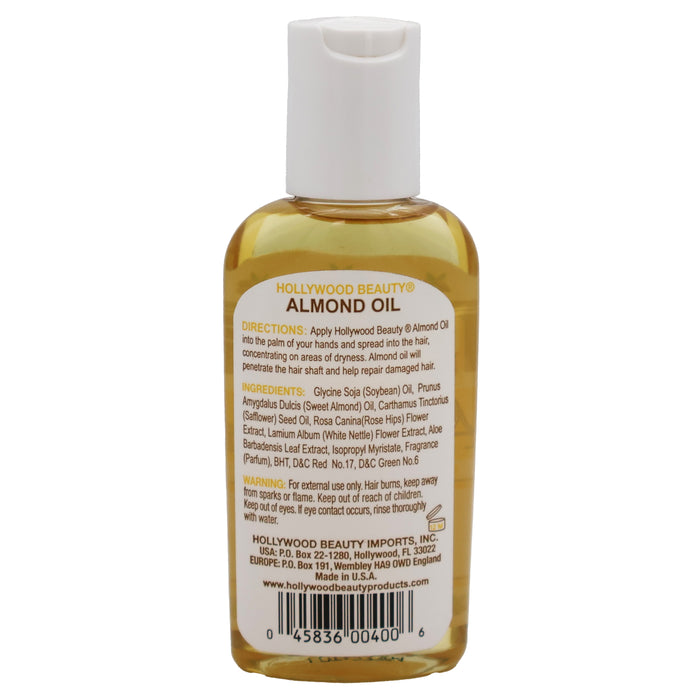 Hollywood Beauty Almond Hair Oil 2 Oz