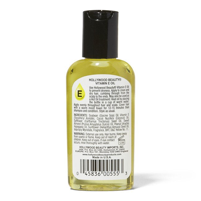 Hollywood Beauty Vitamin E Hair Oil, 3 Oz.
