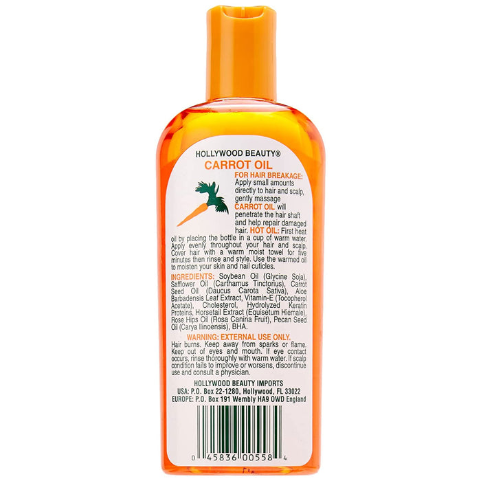 Hollywood Beauty Carrot Oil Scalp Treatment 8 Oz