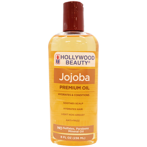 Hollywood Beauty Jojoba Hair Oil 8 Oz.