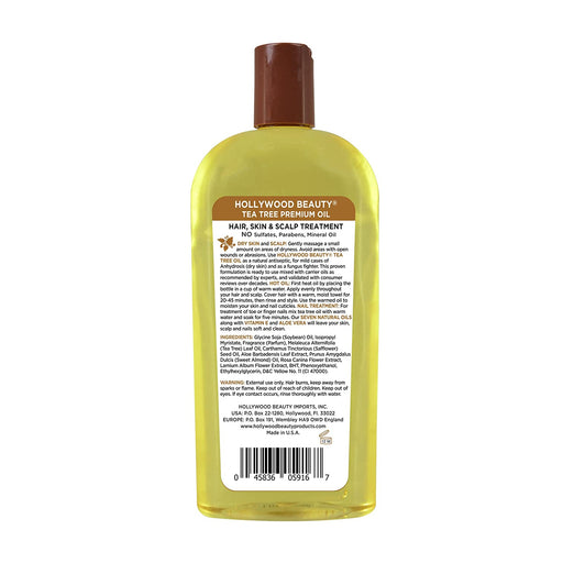 Hollywood Beauty Tea Tree Oil, 16 Oz.