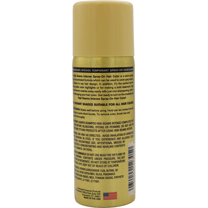 High Beams Intense Temporary Spray On Hair Color, Blonde, 2.7 Oz.