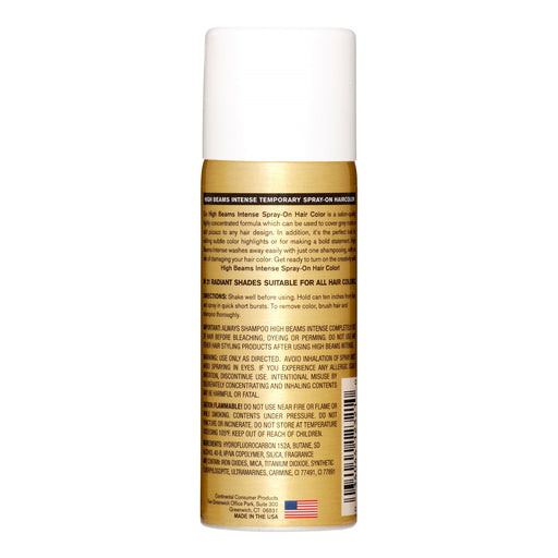 High Beams Intense Temporary Spray On Hair Color, Wicked White, 2.7 Oz.