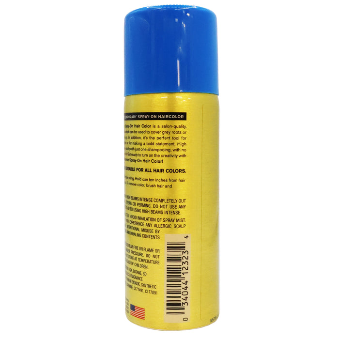 High Beams Intense Temporary Spray On Hair Colors 23 Head Bangin Blue 2.7 Oz.