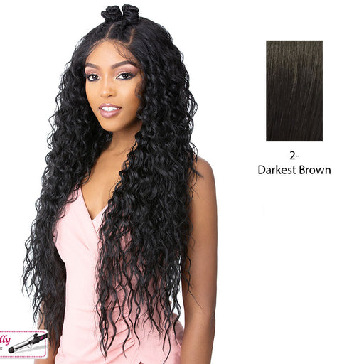 Synthetic Frontal S Lace Hd 13X6 Lace Jade,Darkest brown