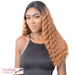 Synthetic Hd Lace Crimped Hair 3,Off black top with strawberry blonde ends30