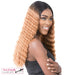Synthetic Hd Lace Crimped Hair 3,Off black top with strawberry blonde ends30