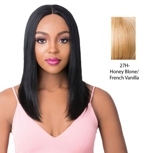 Brazilian Human Hair Swiss Lace Front Wig Alessia,Strawberry blonde