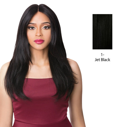 100% Brazilian Human Hair Swiss Lace Front Wig S Lace Alphina,Black