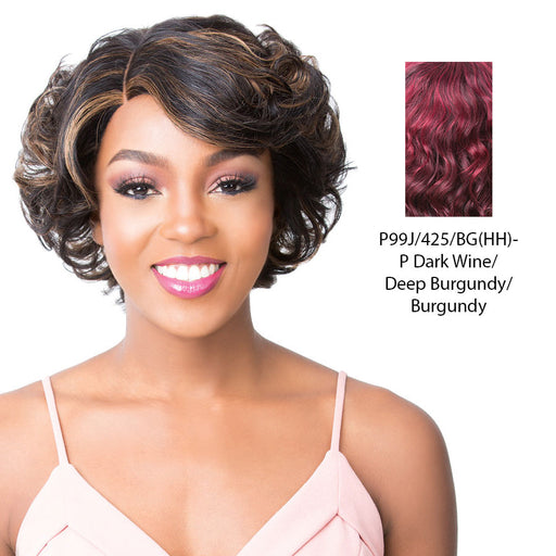 100% Natural Human Hair Swiss Lace Front Wig S Lace Anya,P99J/425/BG