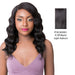 Brazilian Human Hair Swiss Lace Front Wig Galexia,Off black base with light auburn highlights