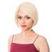 Human Hair Swiss Lace Front Wig S Lace Tasha,Platinum blonde