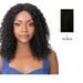100% Brazilian Remi Human Hair Swiss Lace Front Wig Wet N Wavy Bohemian Wave,Black