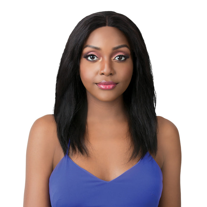 Human Hair Salon Remi Swiss Lace Front Wig S Lace Wet N Wavy Deep,Off black