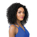 Human Hair Salon Remi Swiss Lace Front Wig S Lace Wet N Wavy Jerry,Off black