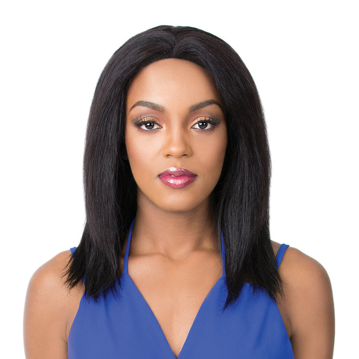 Human Hair Salon Remi Swiss Lace Front Wig S Lace Wet N Wavy Jerry,Off black