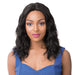 100% Natural Human Hair Swiss Lace Front Wig Salon Remi S Lace Wet N Wavy Pacific Wave,Off black