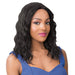 100% Natural Human Hair Swiss Lace Front Wig Salon Remi S Lace Wet N Wavy Pacific Wave,Off black