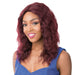 100% Natural Human Hair Swiss Lace Front Wig Salon Remi S Lace Wet N Wavy Pacific Wave,Dark wine