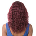 100% Natural Human Hair Swiss Lace Front Wig Salon Remi S Lace Wet N Wavy Pacific Wave,Dark wine