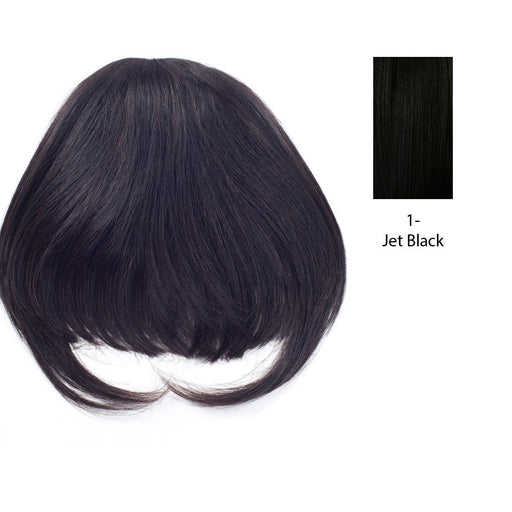 100% Remi Human Hair Top Wig, Comfort For Life Remi Top Bang,Black
