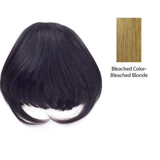 100% Remi Human Hair Top Wig, Comfort For Life Remi Top Bang,Bleached color