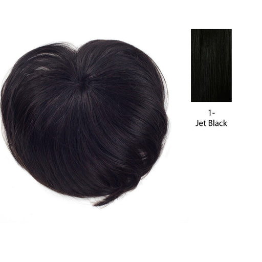 Remi Top Piece Crown Bang Remy Human Hair,Black