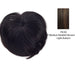 Remi Top Piece Crown Bang Remy Human Hair,Medium brown base with light auburn highlights