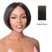 100% Brazilian Human Hair Swiss Lace Front Wig,Darkest brown