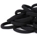 Headwrap Elastic Ponytail Wide Black