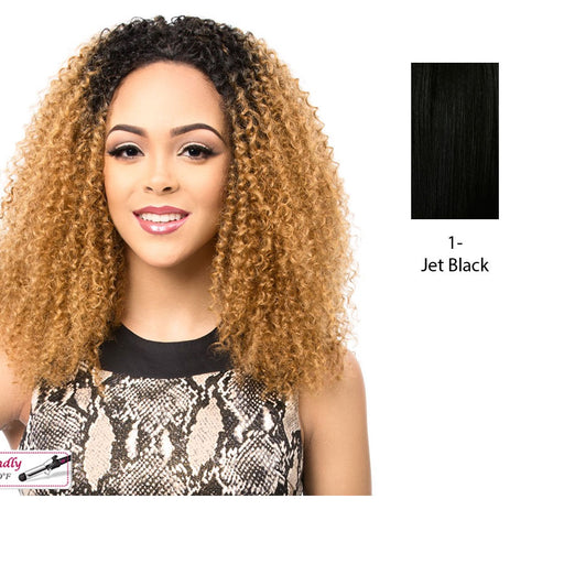 Synthetic Half Wig Asta,Black