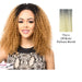 Synthetic Half Wig Asta,Platinum blonde with dark roots