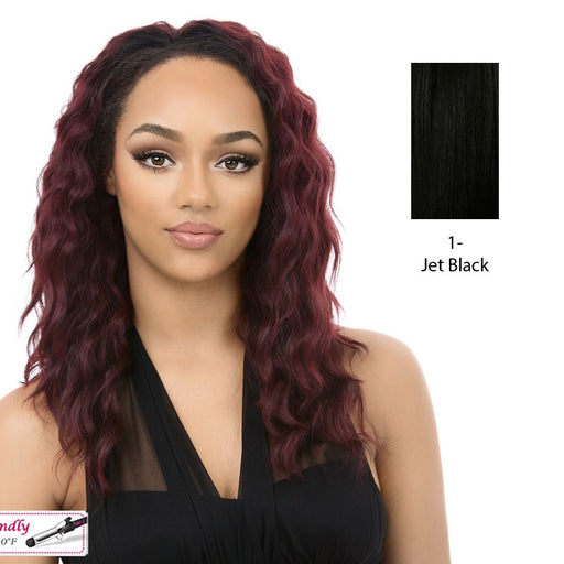 Synthetic Hair Half Wig Aw Dominican Girl,Black