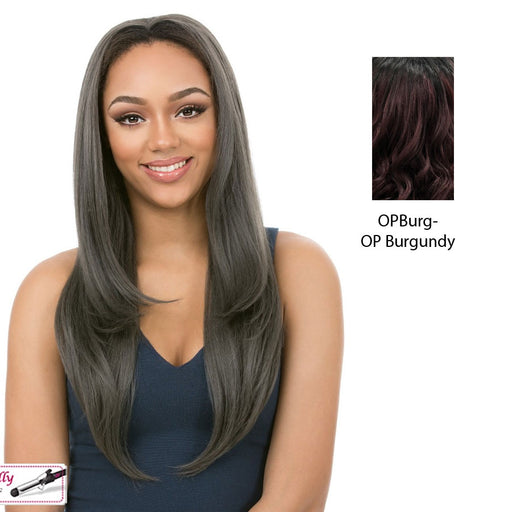 Synthetic Hair Half Wig Aw London Girl,OP BURG