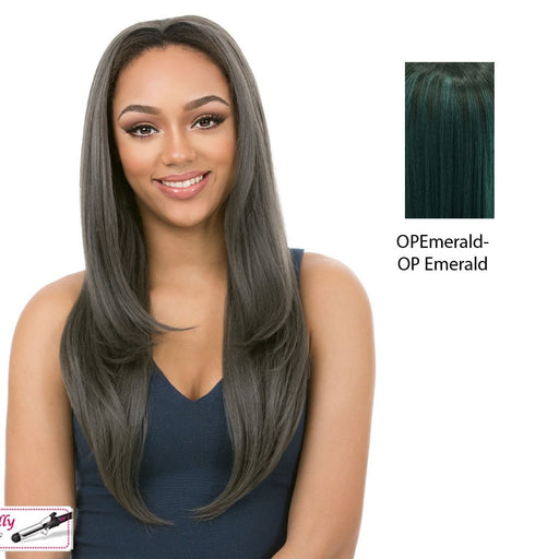 Synthetic Hair Half Wig Aw London Girl,OP EMERALD