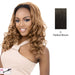 Synthetic Hair Half Wig Aw Miami Girl,Darkest brown