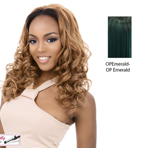 Synthetic Hair Half Wig Aw Miami Girl,OP EMERALD