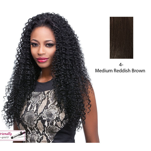 Synthetic Half Wig Africa,Dark brown