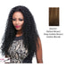 Synthetic Half Wig Africa,Two tone frost blend of darkest brown, deep golden brown, and golden blonde highlights
