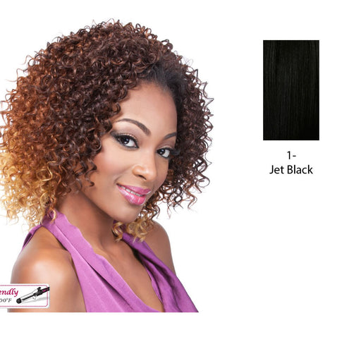 Synthetic Half Wig Ali,Black