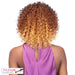 Synthetic Half Wig Ali,Two tone frost blend of dark auburn layer over honey blonde bottom