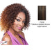 Iron Friendly Half Wig Ali,Medium brown base with light auburn highlights