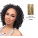 Futura Synthetic Half Wig Audrey,Two tone frost blend of strawberry blonde layer over with honey blonde bottom