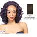 Synthetic Futura Half Wig Barika,Mix of darkest brown and medium brown