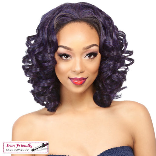 Synthetic Futura Half Wig Barika,T PURPLE