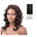 Synthetic Half Wig Bonita,Off black base with light auburn highlights