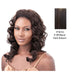 Synthetic Half Wig Bonita,Off black base with dark auburn highlights