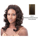 Synthetic Half Wig Bonita,Medium brown base with strawberry blonde highlights