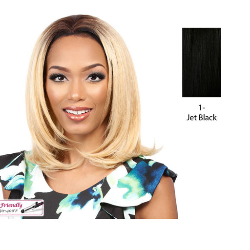 Synthetic Futura Half Wig Coloma,Black