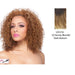 Futura Synthetic Half Wig Ellie,Two tone frost blend of dark auburn layer over honey blonde bottom